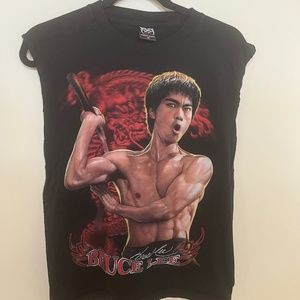 Reworked Cut Off Bruce Lee Tee-M